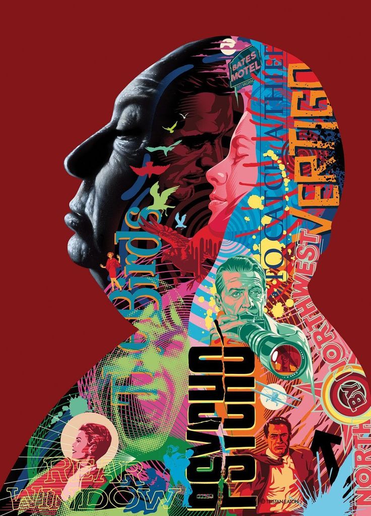 Alfred Hitchcock: The Iconic Film Collection 4K UHD Blu-ray Front Cover