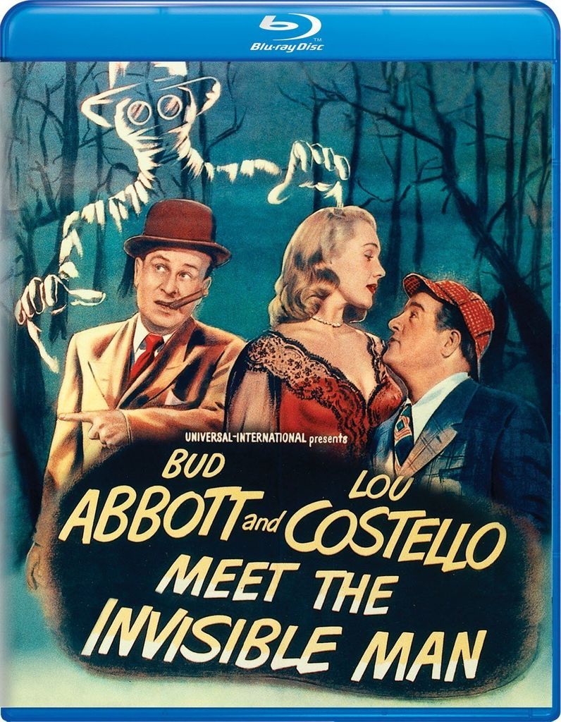 Bud Abbott and Lou Costello Meet the Invisible Man Blu-ray Front Cover