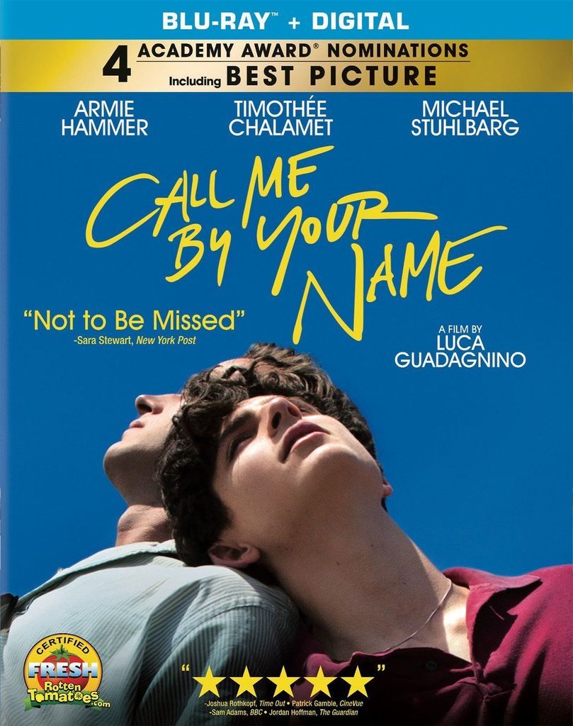 Call Me by Your Name Blu-ray Slip Cover
