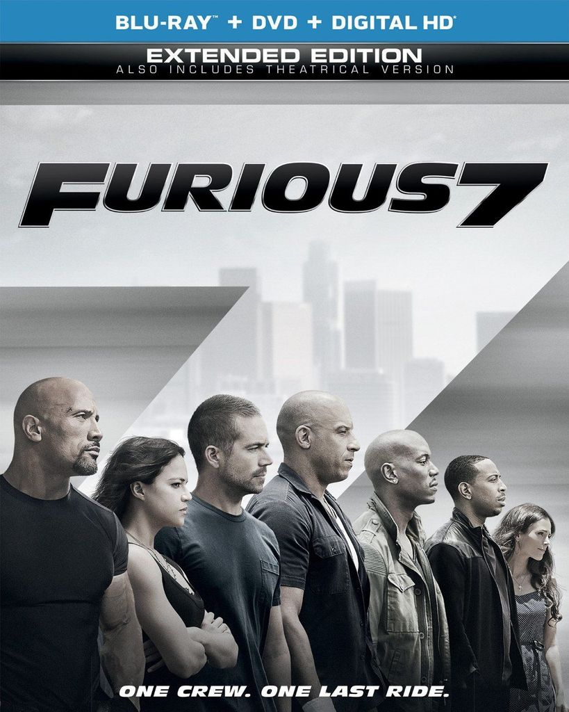 Furious 7 Blu-ray Slip Cover
