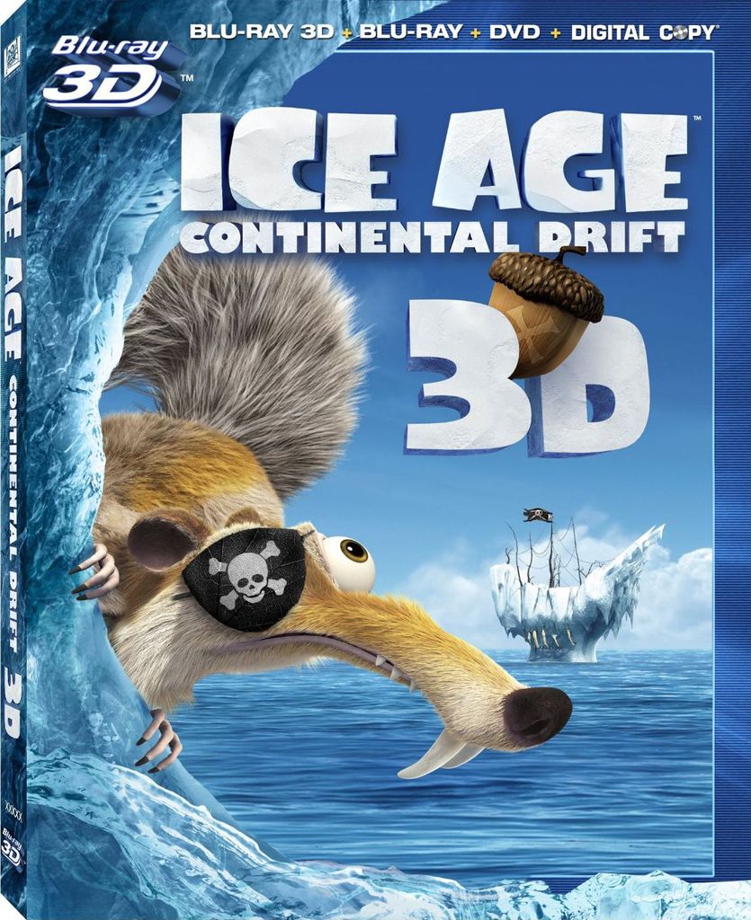 Ice Age: Continental Drift Blu-ray Slip Cover