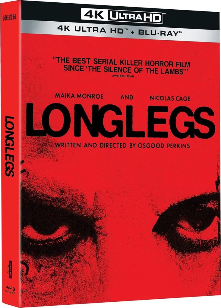 Longlegs 4K UHD Blu-ray Slip Cover