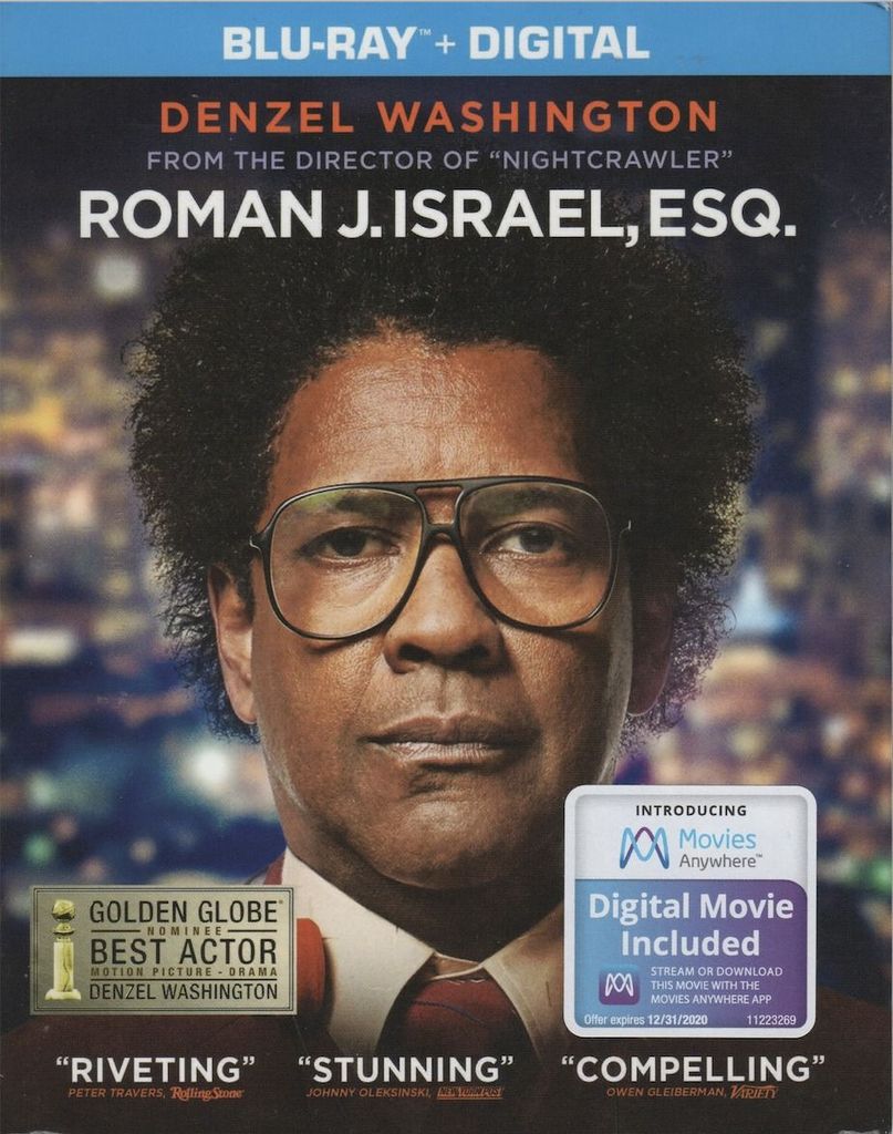 Roman J. Israel, Esq. Blu-ray Slip Cover