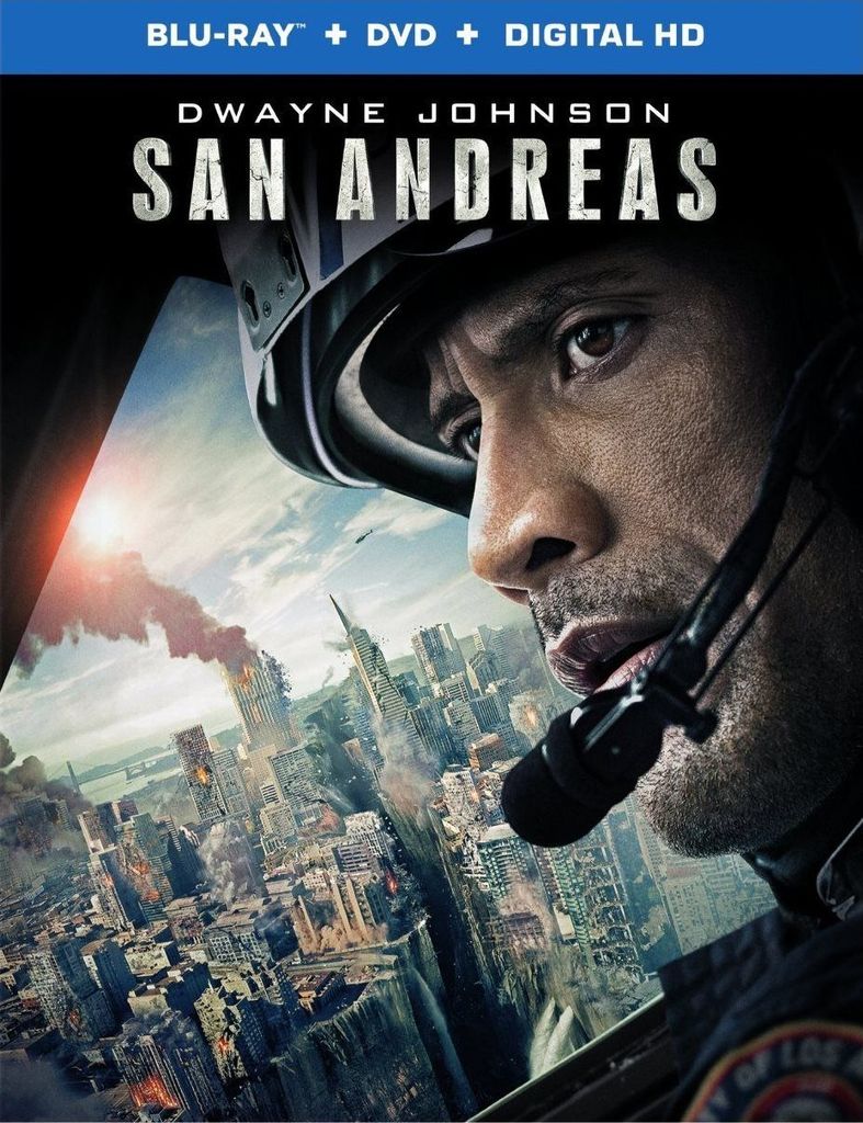 San Andreas Blu-ray Slip Cover