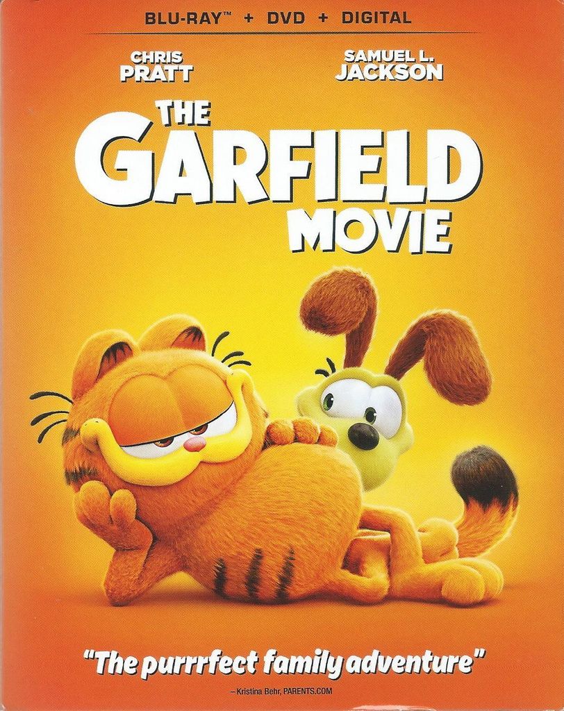 The Garfield Movie Blu-ray Slip Cover
