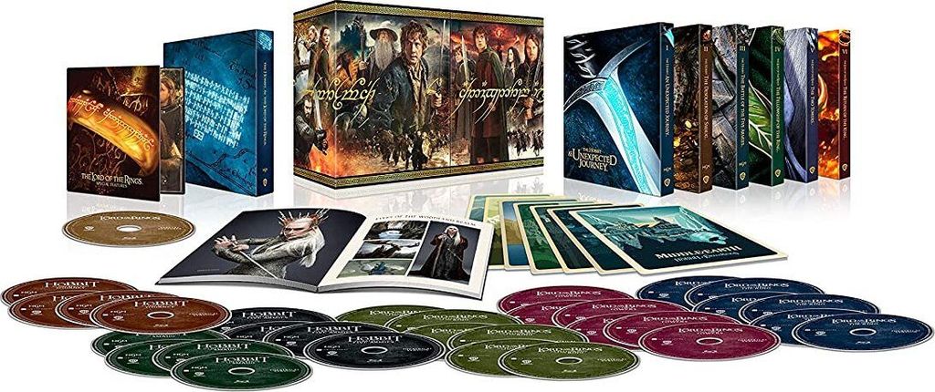 The Lord of the Rings / The Hobbit: Middle Earth 31-Disc Ultimate Collector's Edition 4K UHD Blu-ray Overview Cover