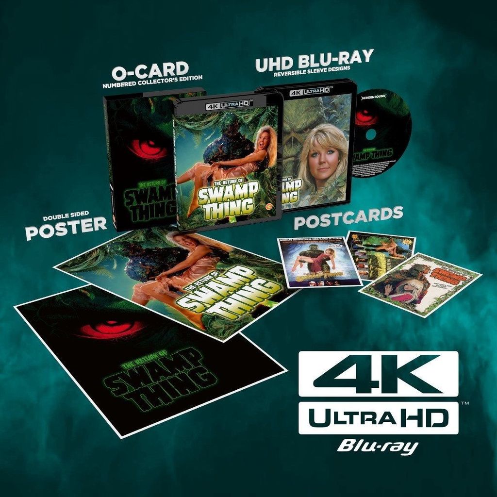 The Return of Swamp Thing 4K Blu-ray Arrives September 29 1