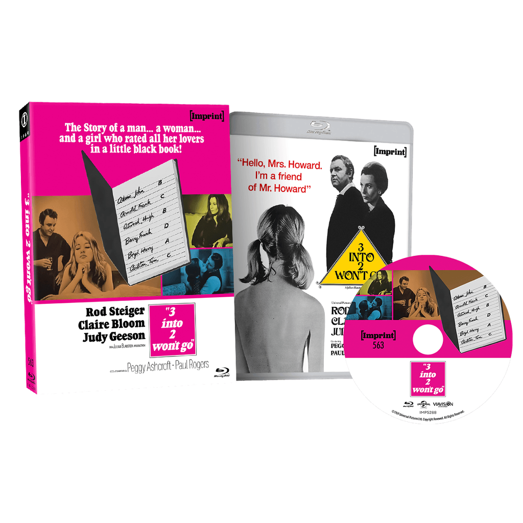 Three Into Two Won’t Go Blu-ray releases Mar 25 from Imprint 0