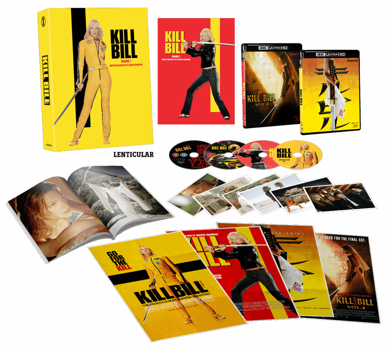 Kill Bill: Volume 1 & 2 4K UHD + Blu-ray Arrives TBA from Imprint 0 Splash