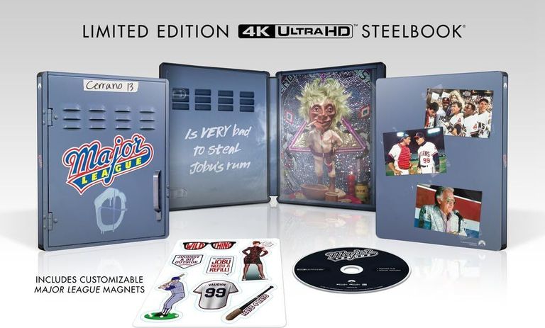 Major League 4K UHD Blu-ray Overview Cover