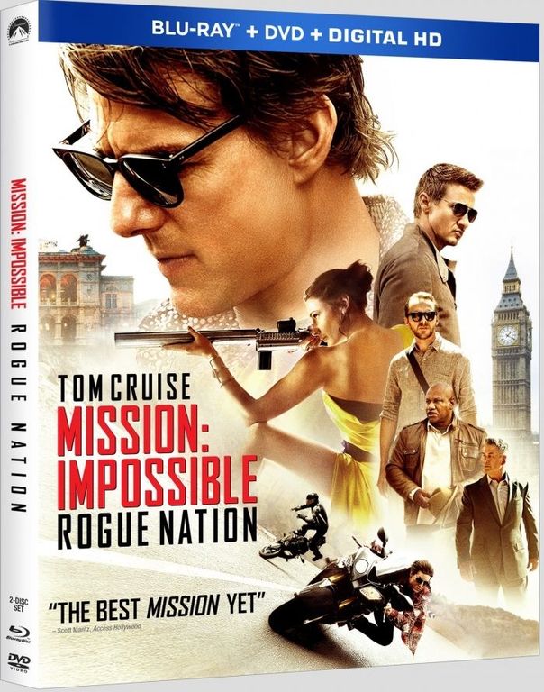 Mission: Impossible - Rogue Nation Blu-ray Slip Cover