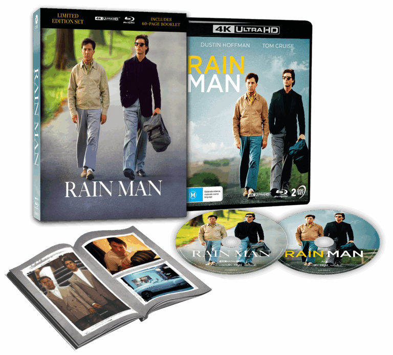 Rain Man 4K Blu-ray Arrives Aug 28 from Via Vision 0 Splash