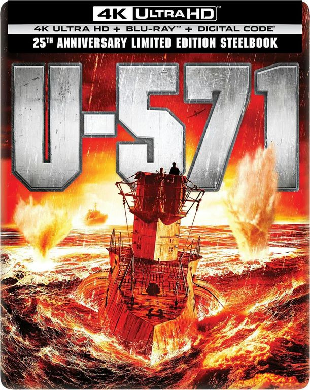 U-571 gets a 25th Anniversary 4K Blu-ray SteelBook on Nov 11 from