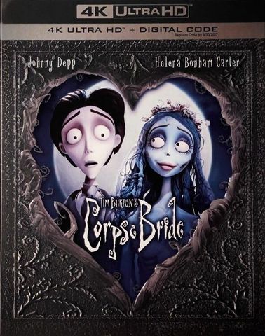 Corpse Bride 4K UHD Blu-ray Slip