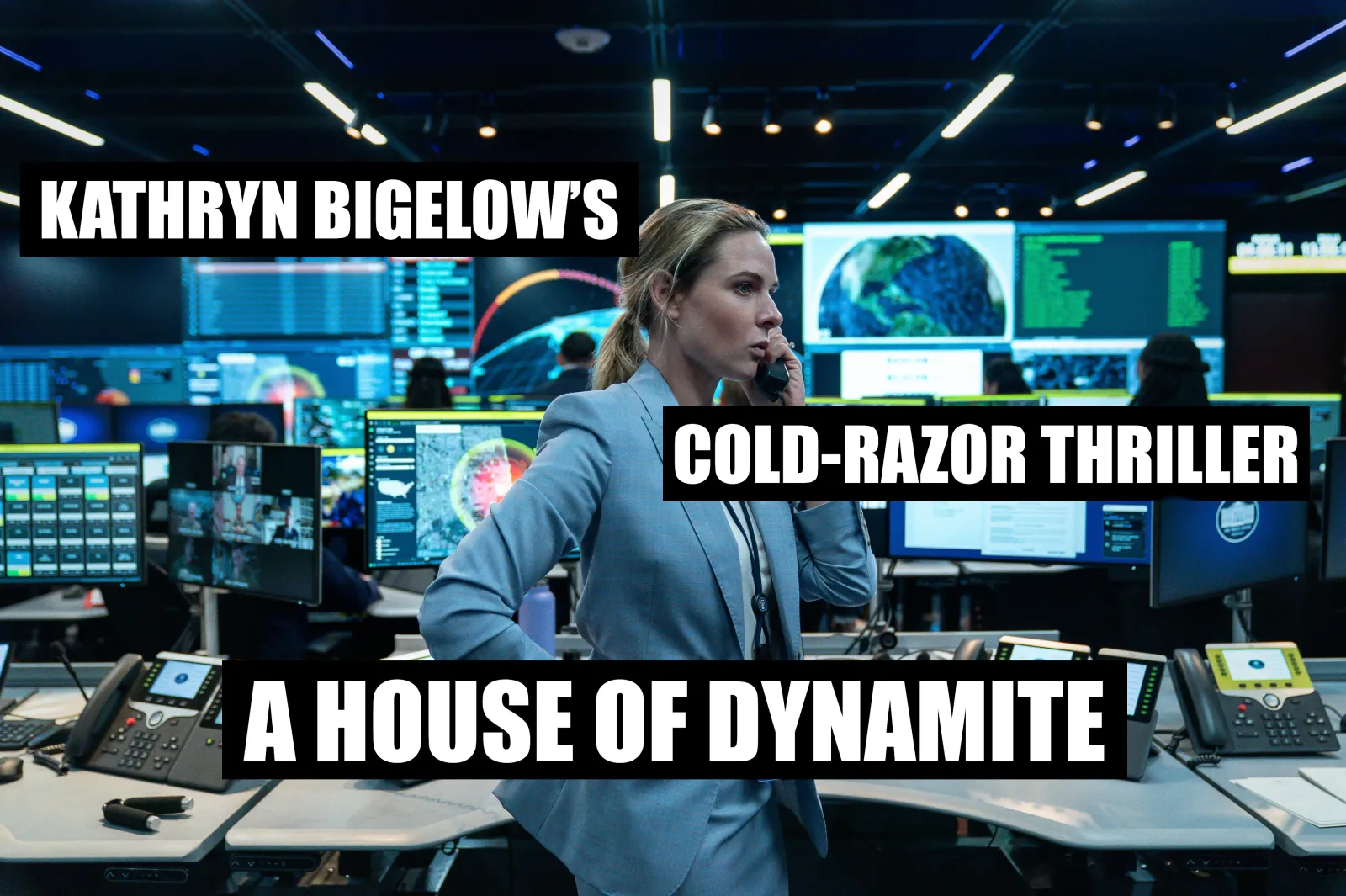 A House of Dynamite: Rebecca Ferguson in the Situation Room as Captain Olivia Walker