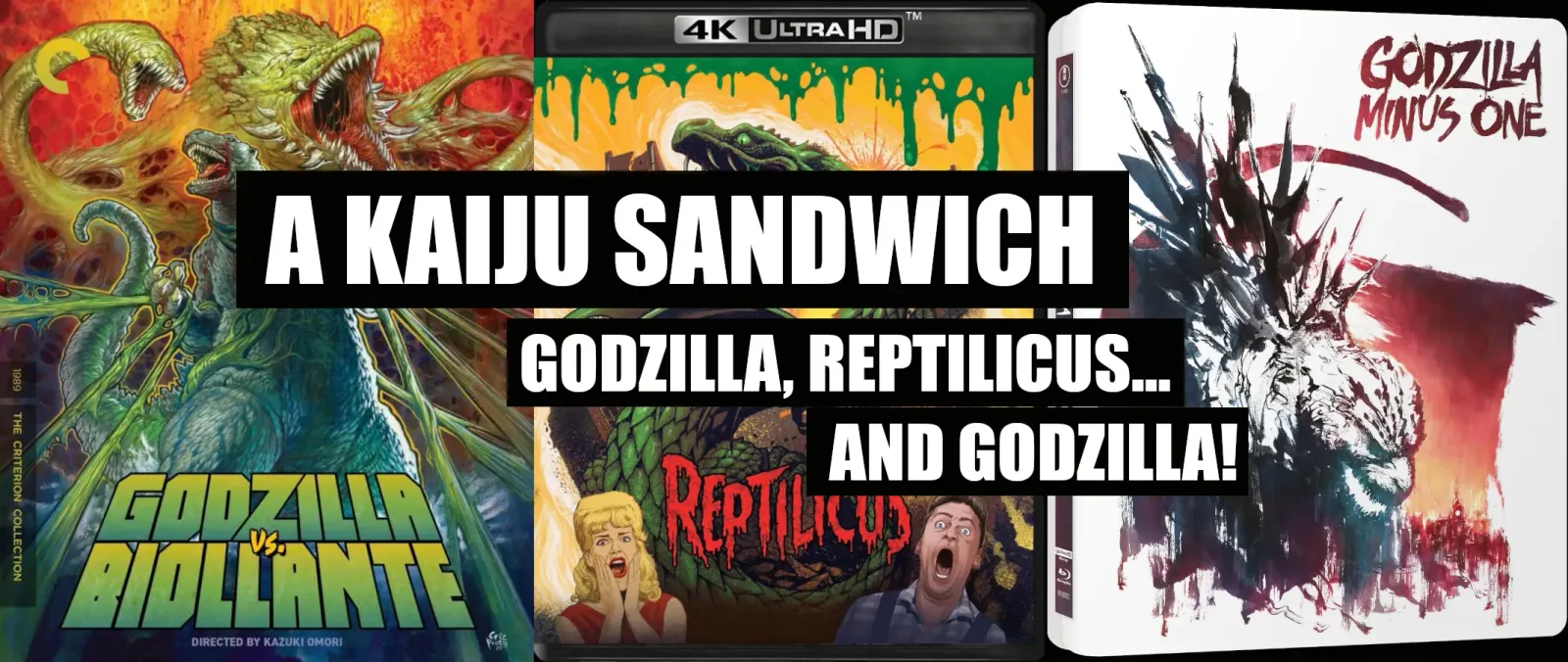 A Kaiju Sandwich - Godzilla vs. Biollante, Reptilicus and Godzilla Minus One