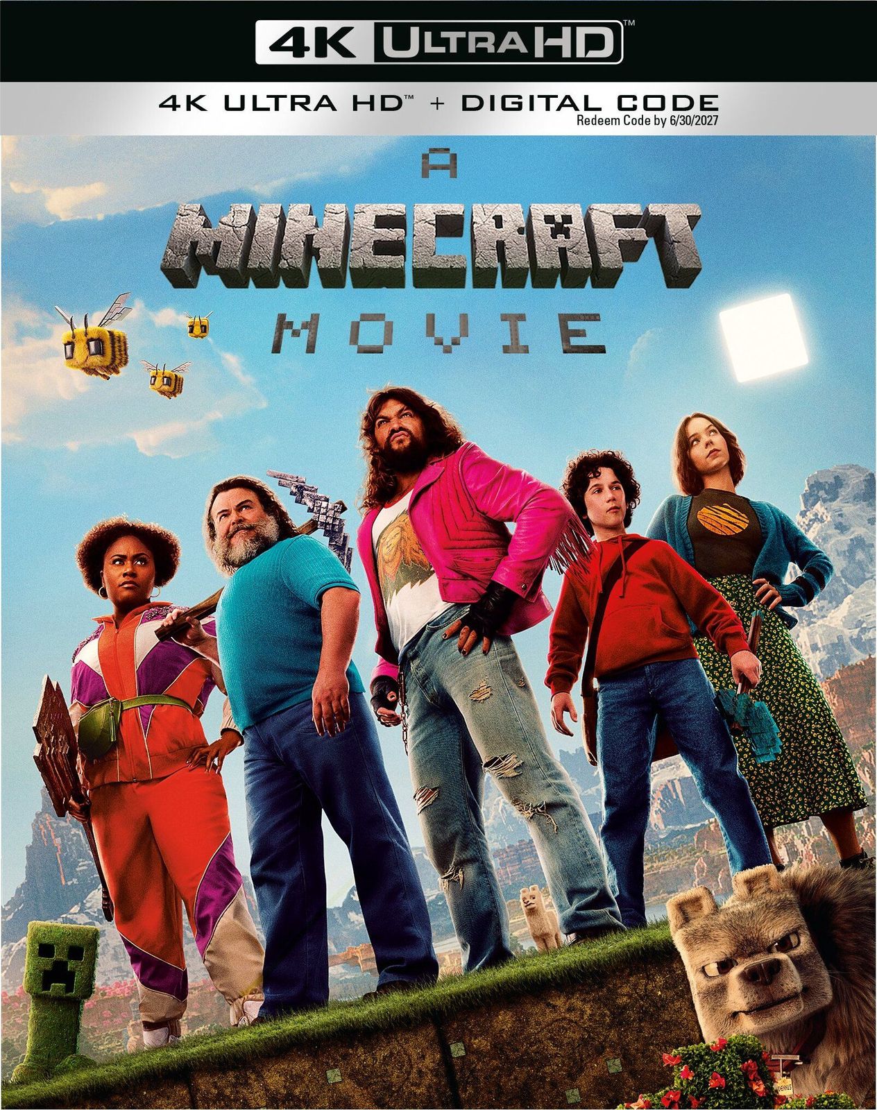A Minecraft Movie 4K UHD Blu-ray Slip