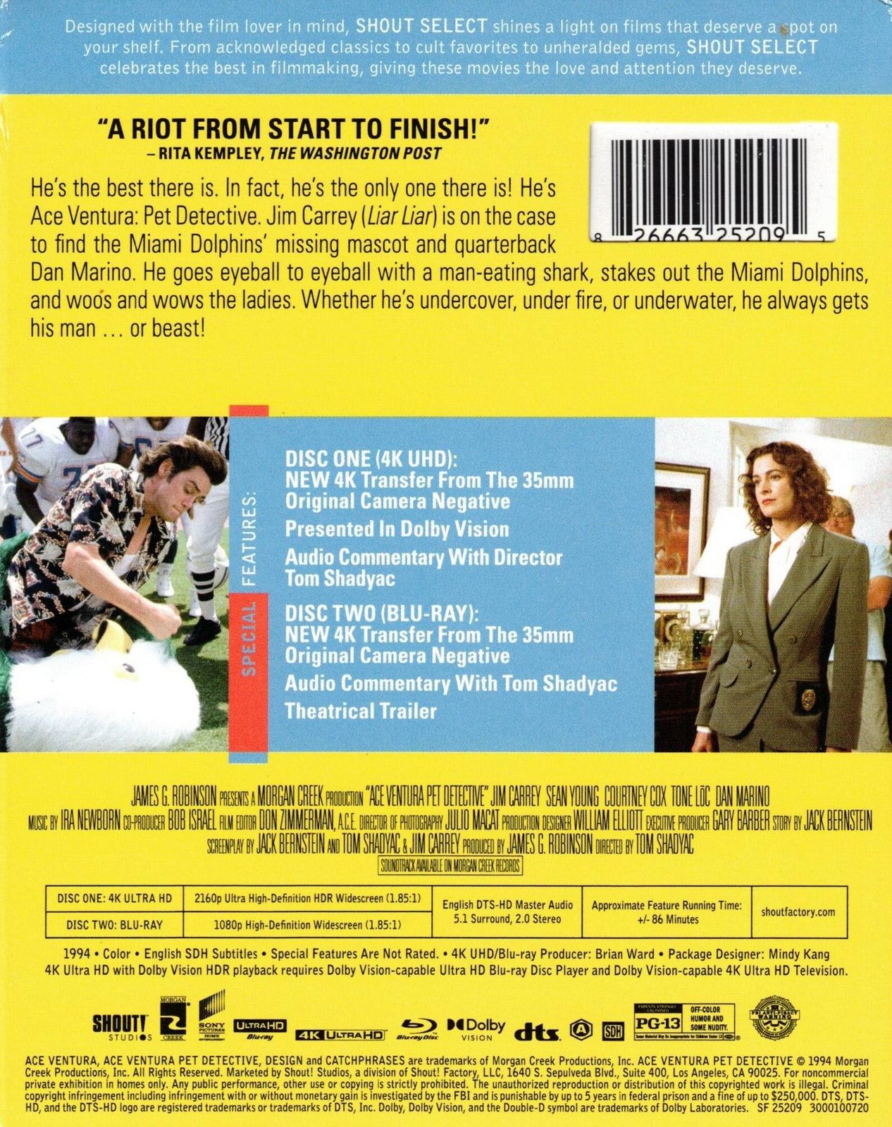 Ace Ventura: Pet Detective 4K Blu-ray Arrives July 29 from Shout