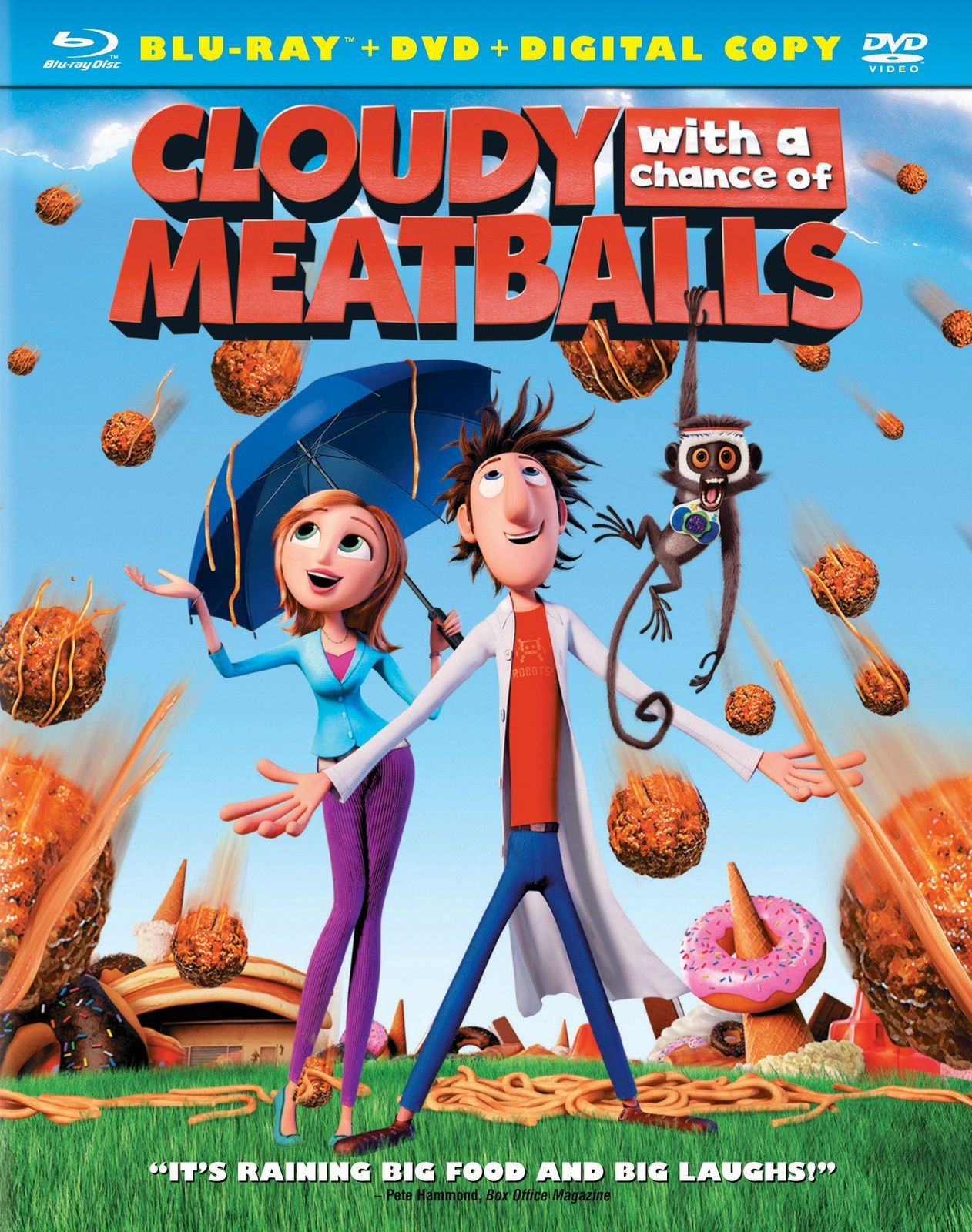 Cloudy with a Chance of Meatballs Blu-ray Slip Cover