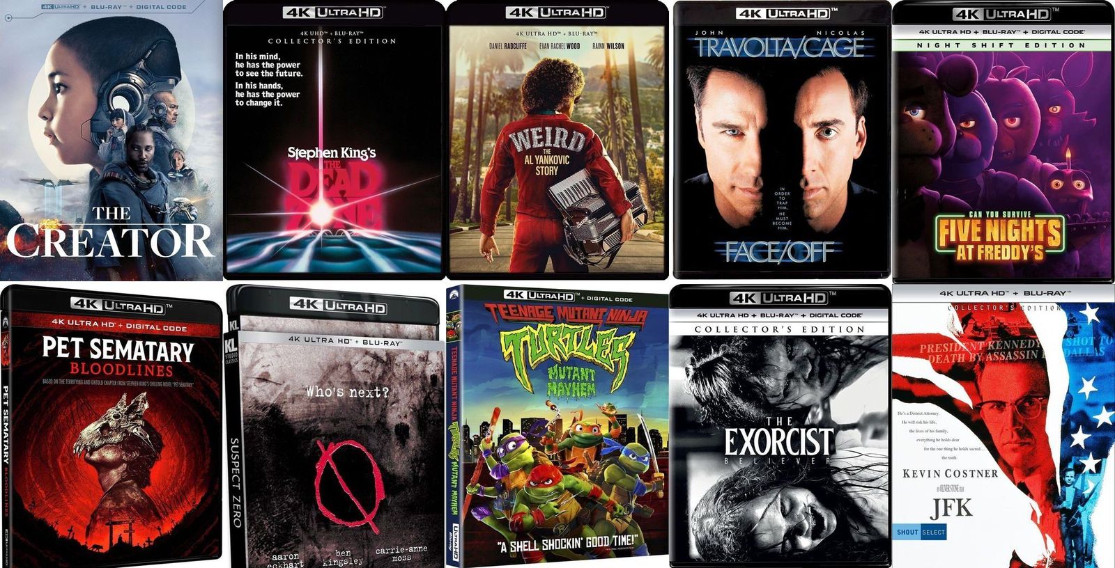 December 2023 4K Blu-Rays Roundup: A Cinematic Sleigh Ride Through Ultra HD Wonderland: All 4K Blu Ray Covers