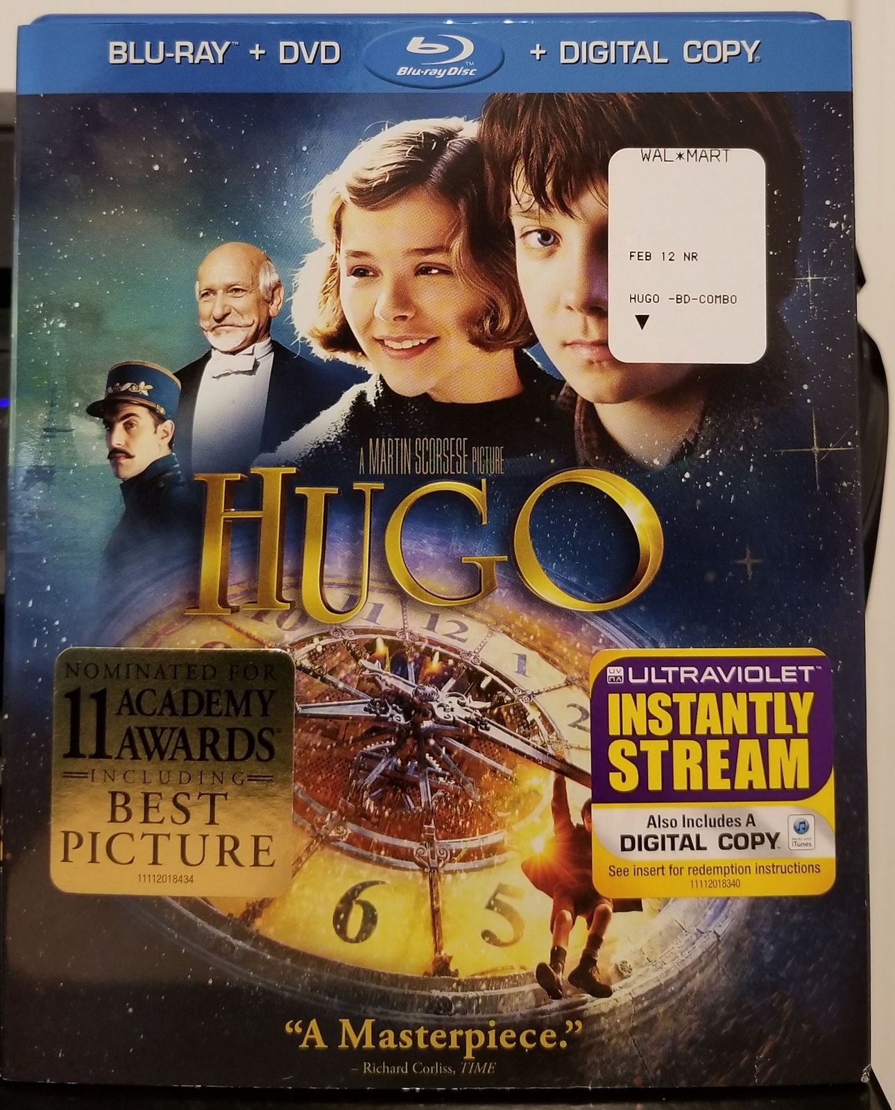 Hugo Blu-ray Slip Cover