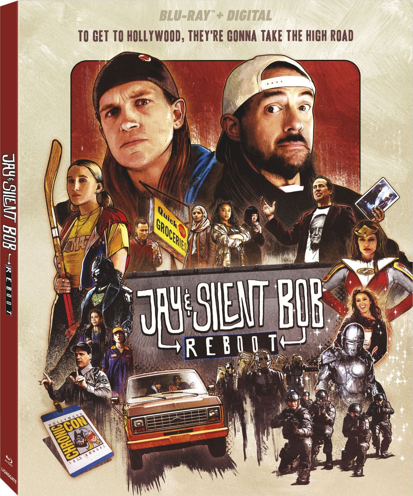 Jay and Silent Bob Reboot Blu-ray Slip Cover