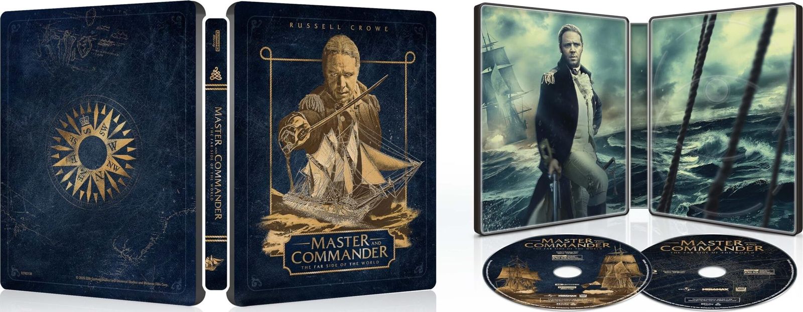 Master and Commander 4K UHD SteelBook Arrives August 5 1