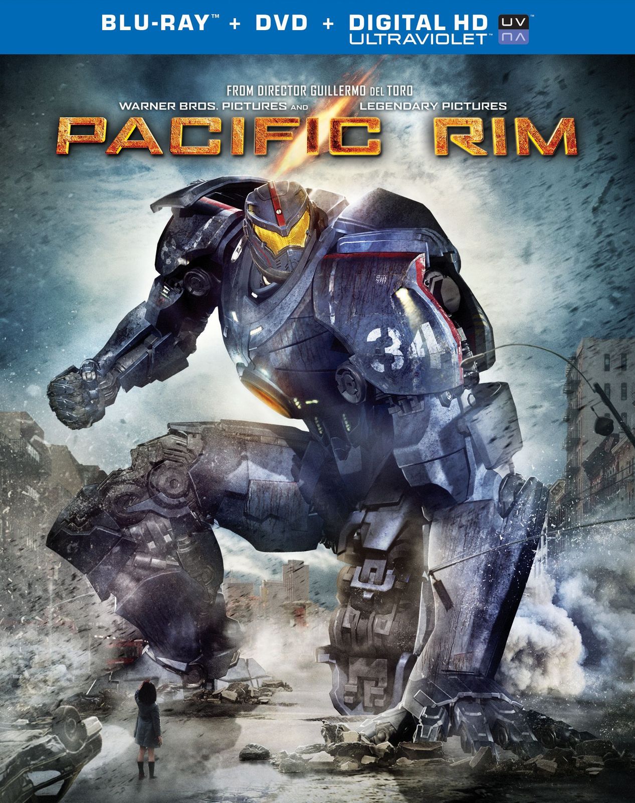 Pacific Rim 4K UHD Blu-ray Slip Cover