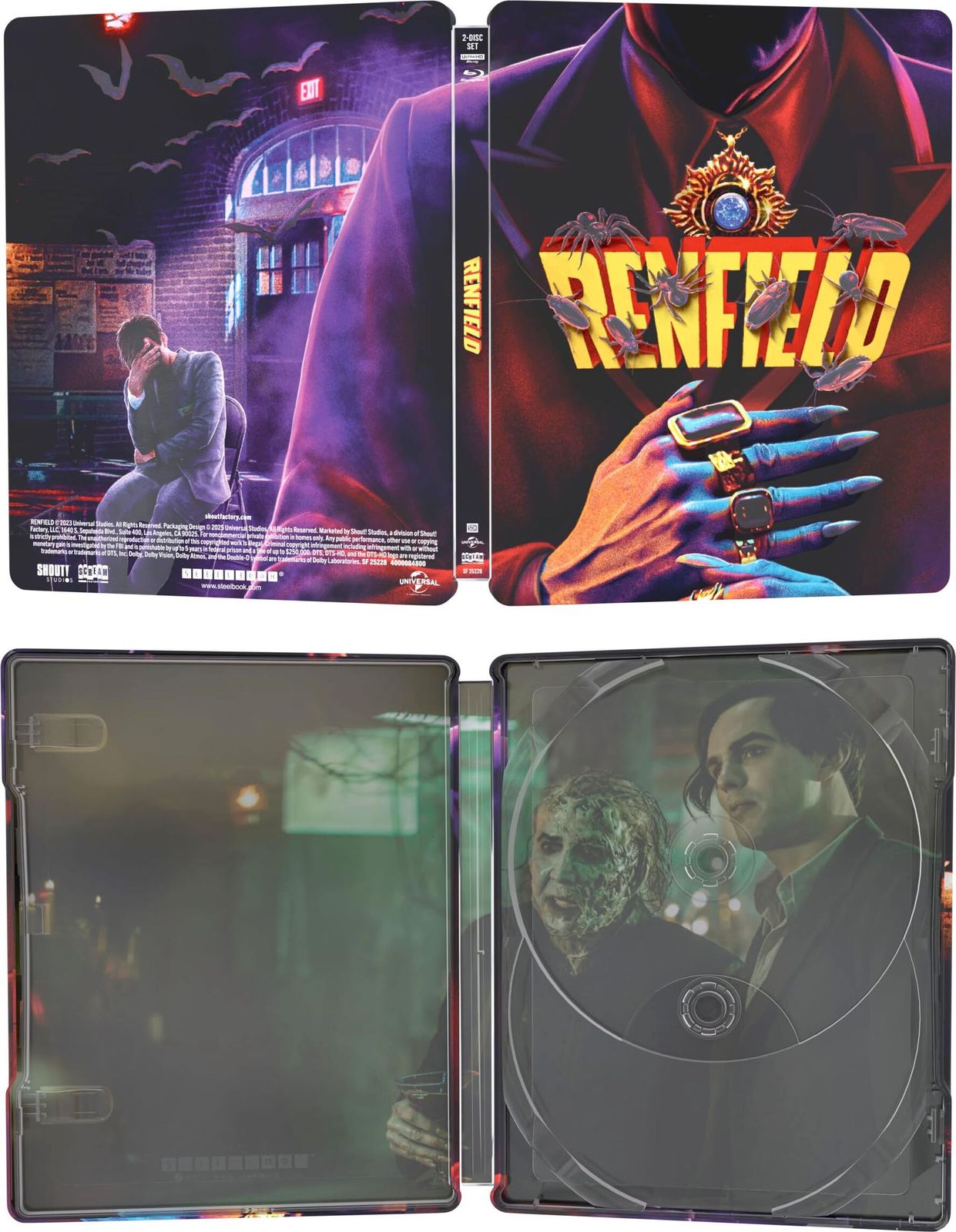 Renfield 4K UHD Limited Edition SteelBook Arrives 0