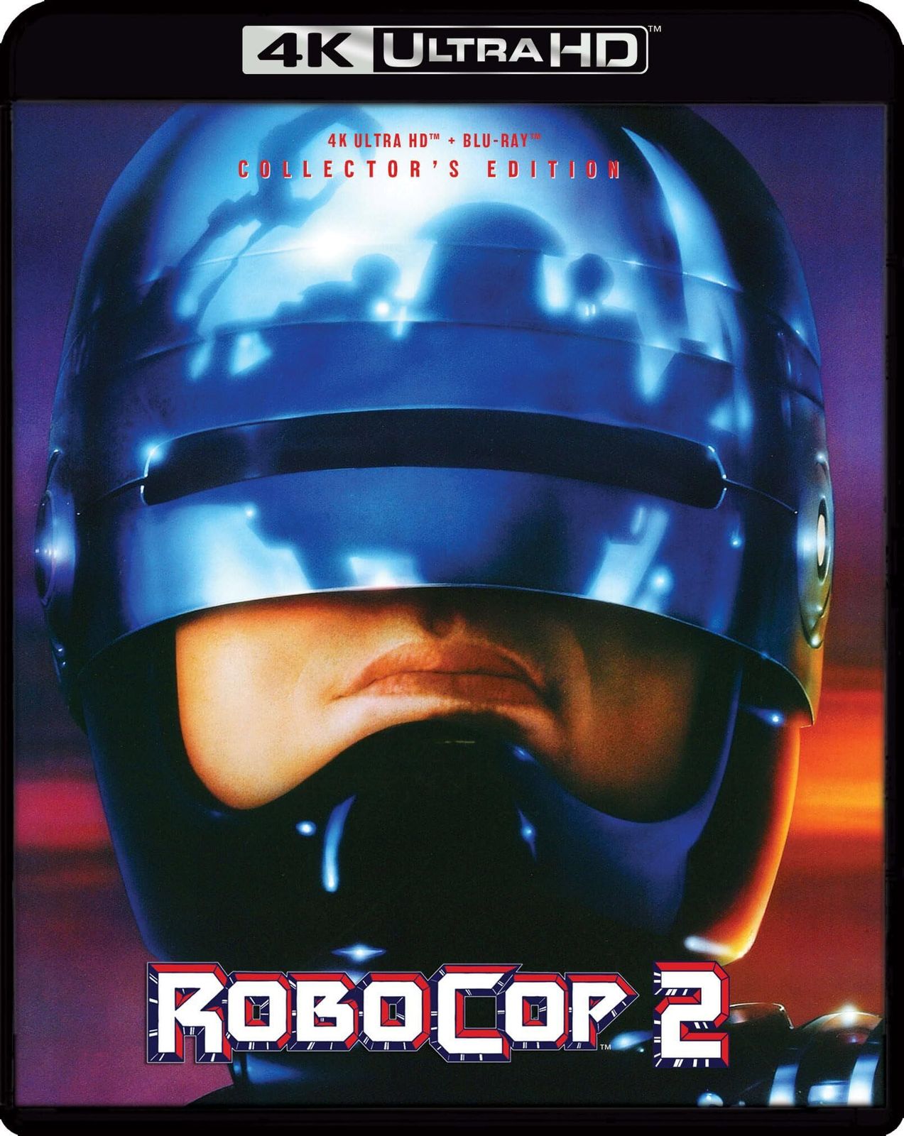 RoboCop 2 4K UHD Blu-ray Front Cover