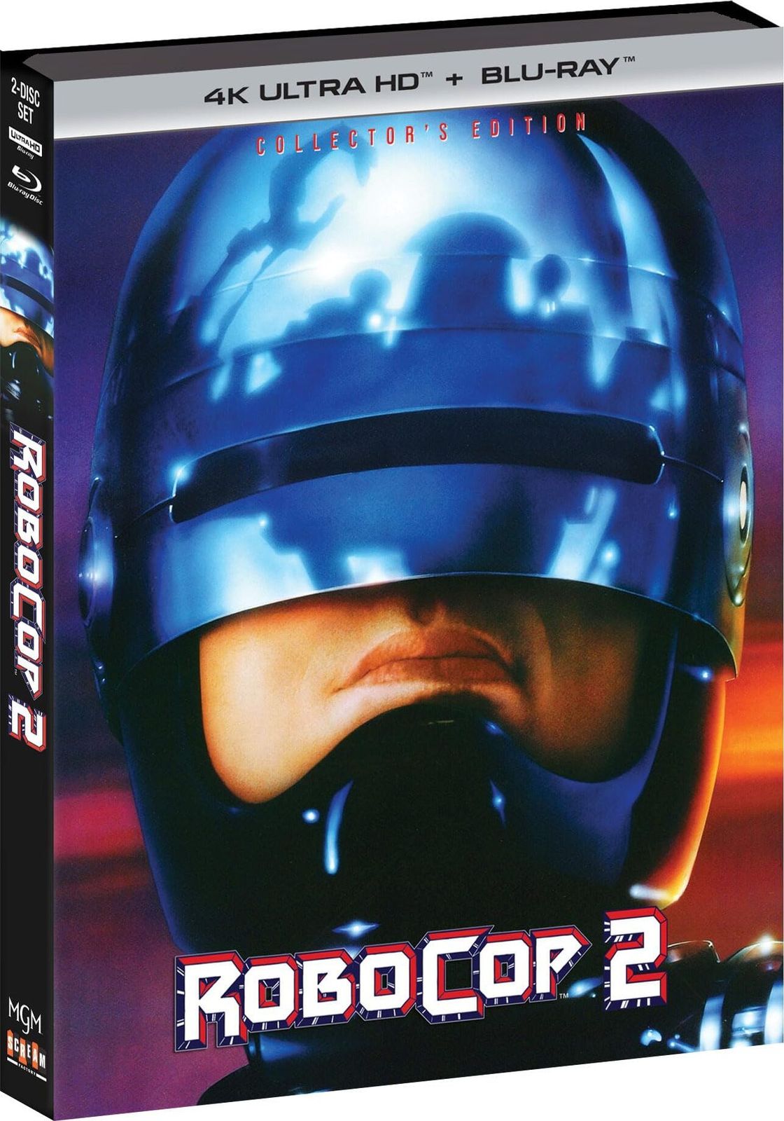 RoboCop 2 4K UHD Blu-ray Overview Cover