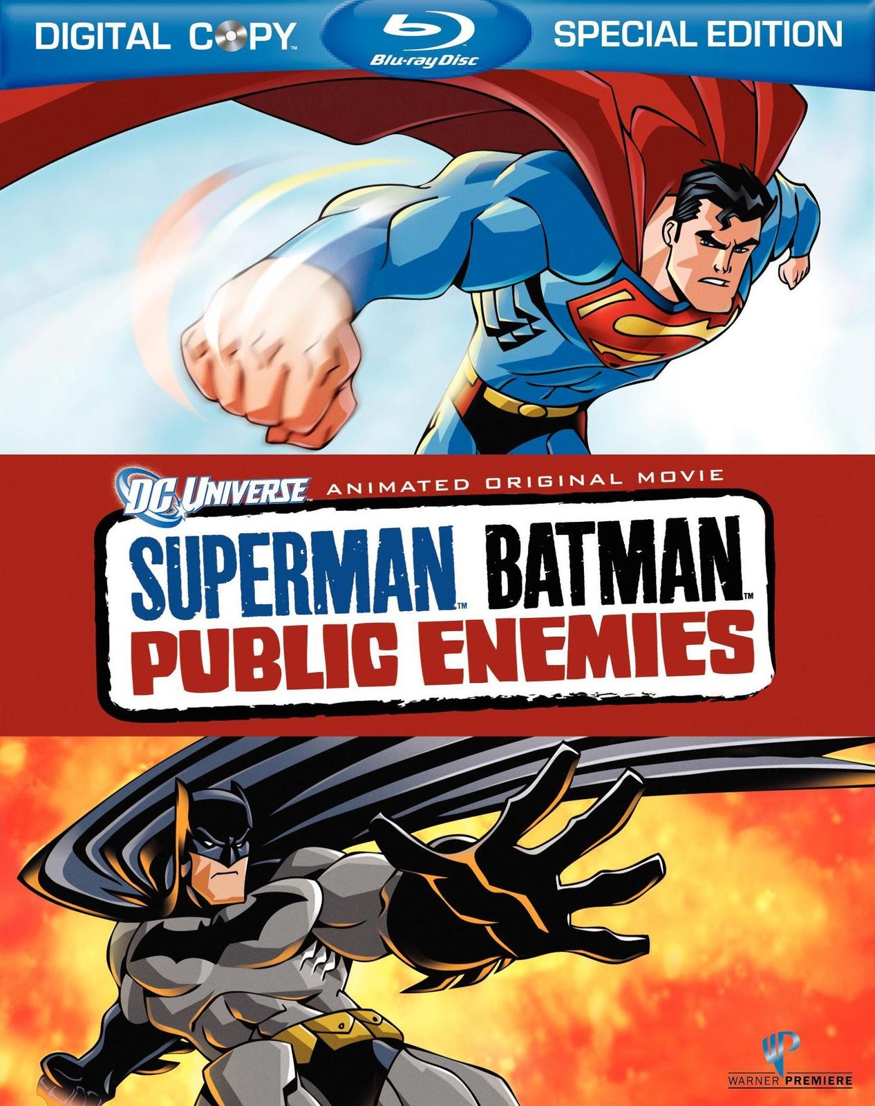 Superman/Batman: Public Enemies Blu-ray Slip Cover