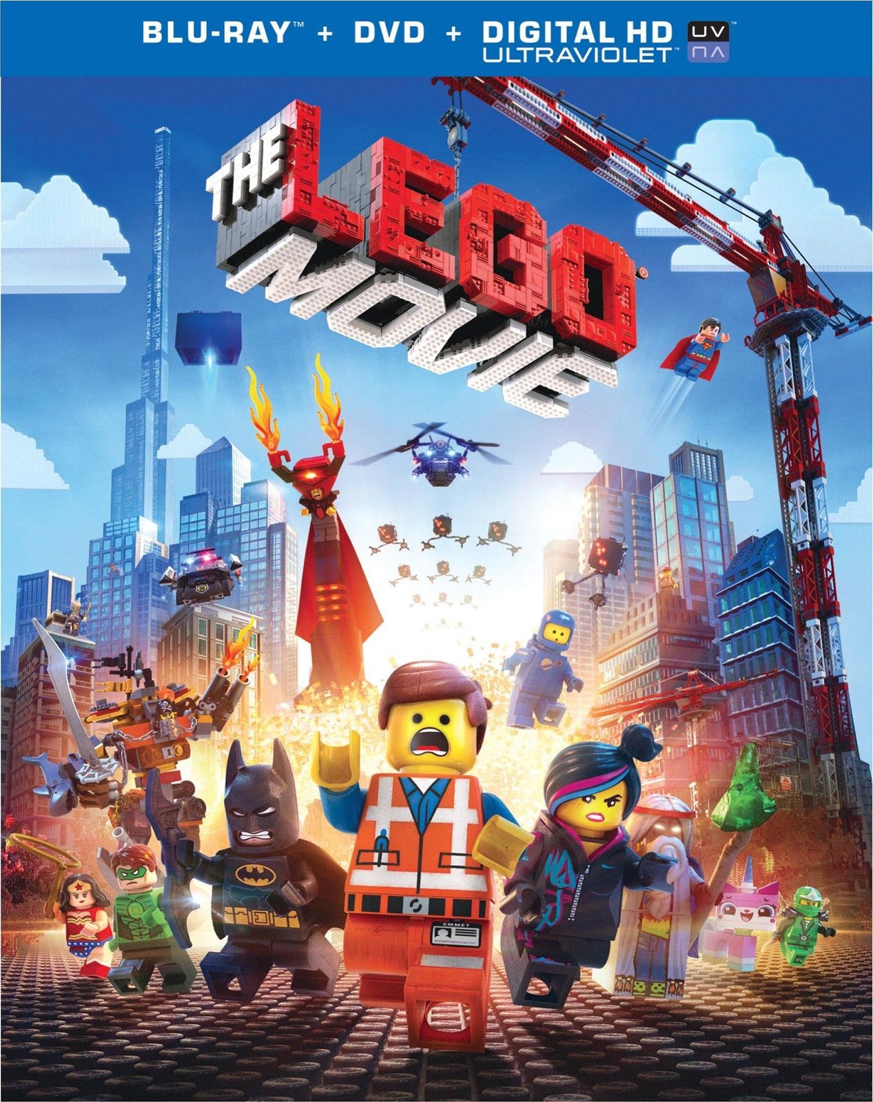 The Lego Movie Blu-ray Slip Cover