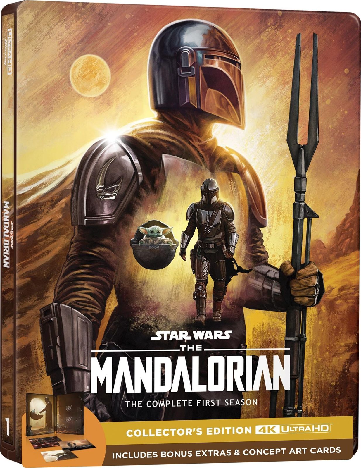 The Mandalorian: The Complete First Season 4K UHD Blu-ray Front Cover