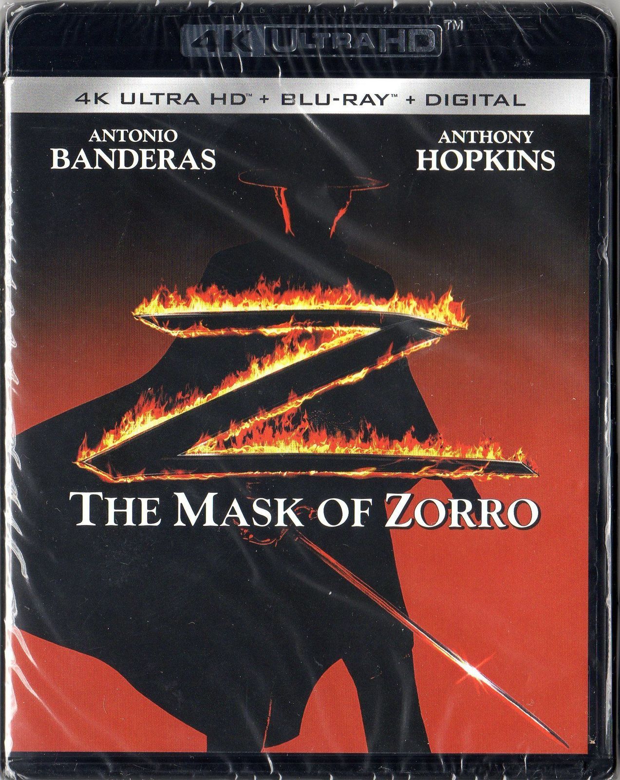 The Mask of Zorro 4K UHD Blu-ray Overview Cover