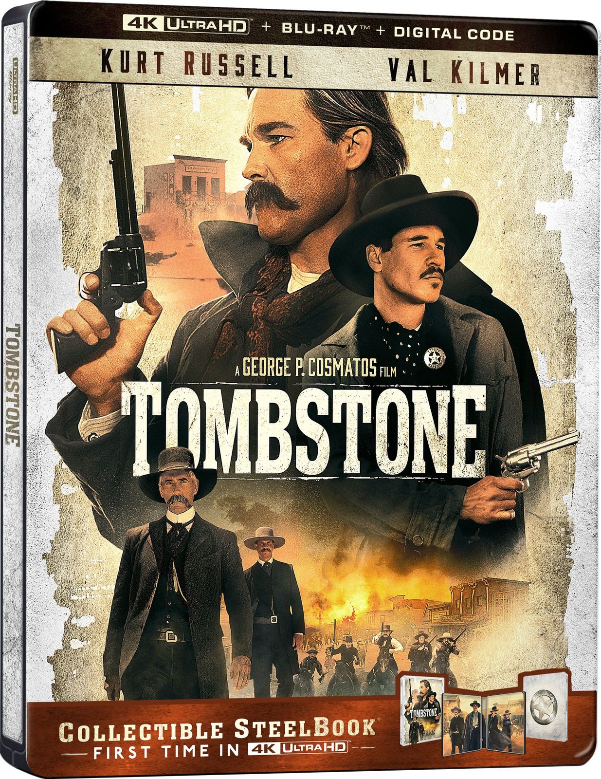 Tombstone 4K UHD Blu-ray Front Cover