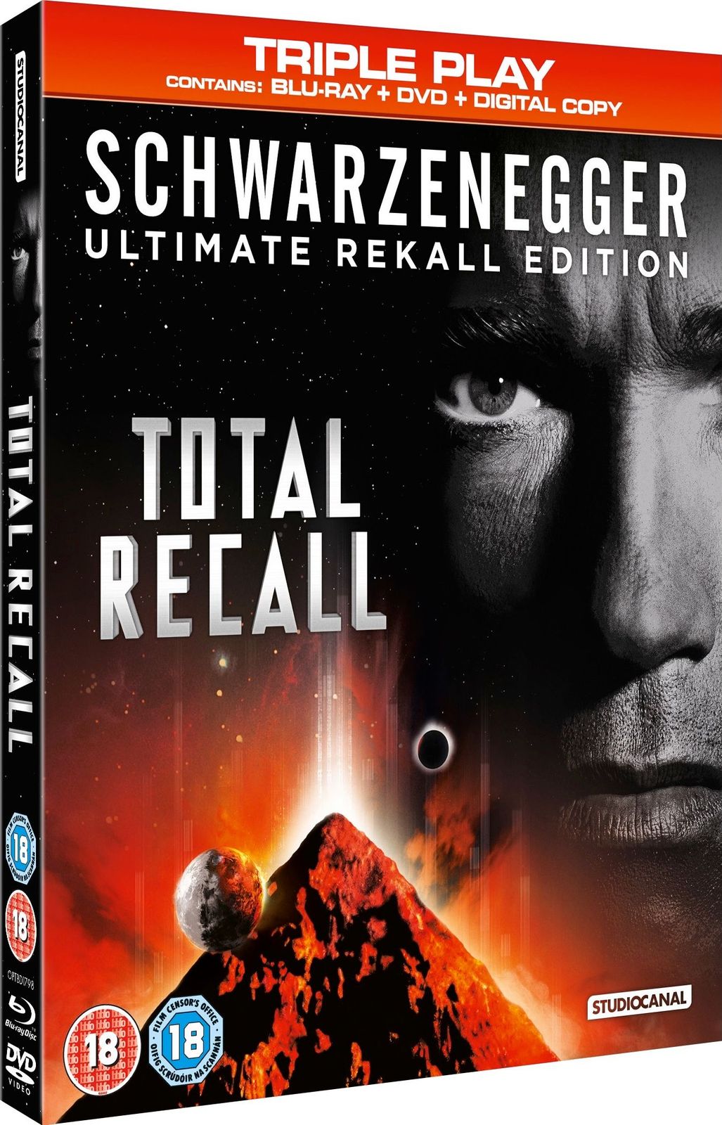 Total Recall Blu-ray Slip Cover