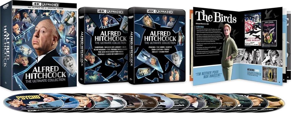Alfred Hitchcock: The Ultimate Collection 4K Blu-ray Arrives Oct 14 from Universal 1