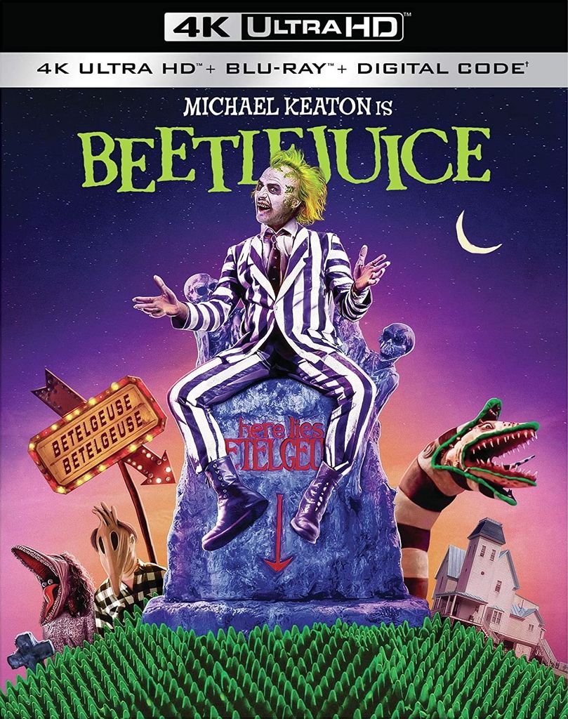 Beetlejuice 4K UHD Blu-ray Slip Cover