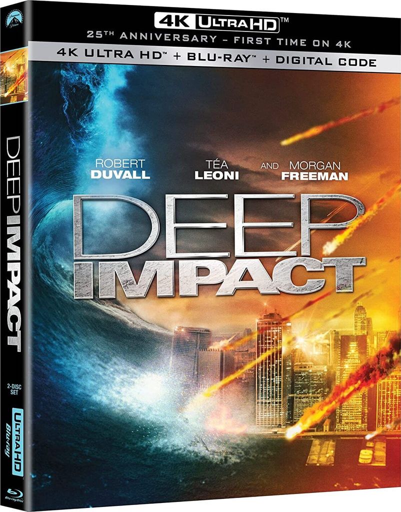 Deep Impact 4K UHD Blu-ray Slip Cover