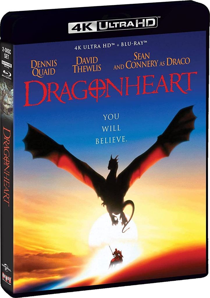 DragonHeart 4K UHD Blu-ray Slip Cover