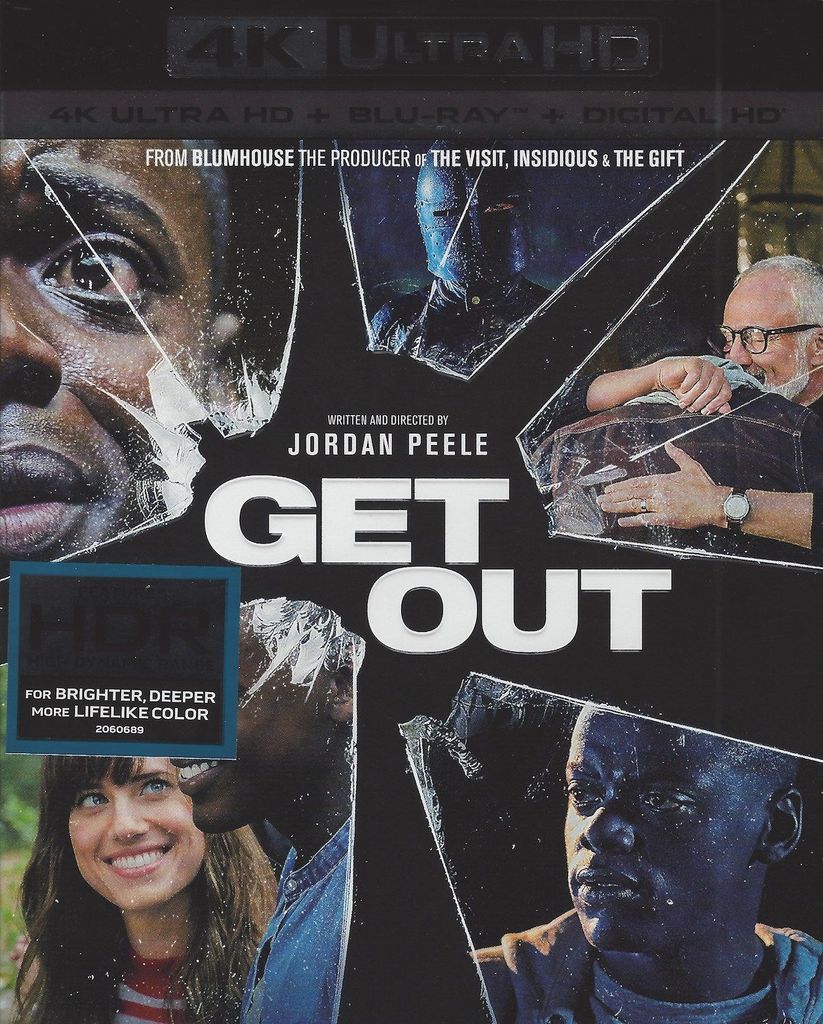 Get Out 4K UHD Blu-ray Slip Cover