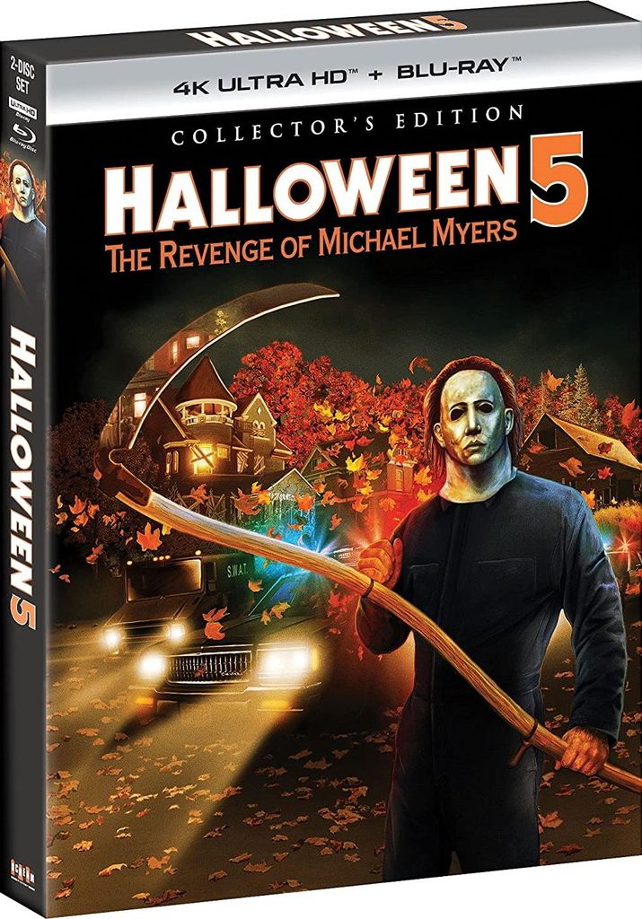Halloween 5: The Revenge of Michael Myers 4K UHD Blu-ray Overview Cover