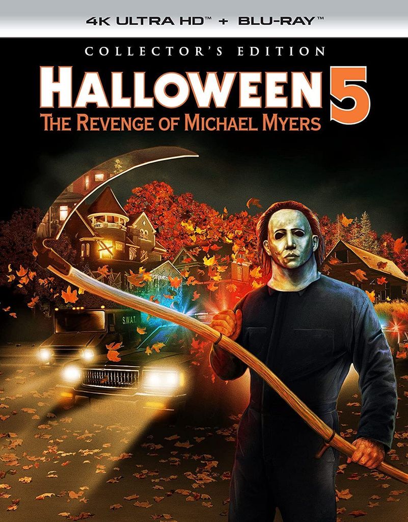 Halloween 5: The Revenge of Michael Myers 4K UHD Blu-ray Slip Cover