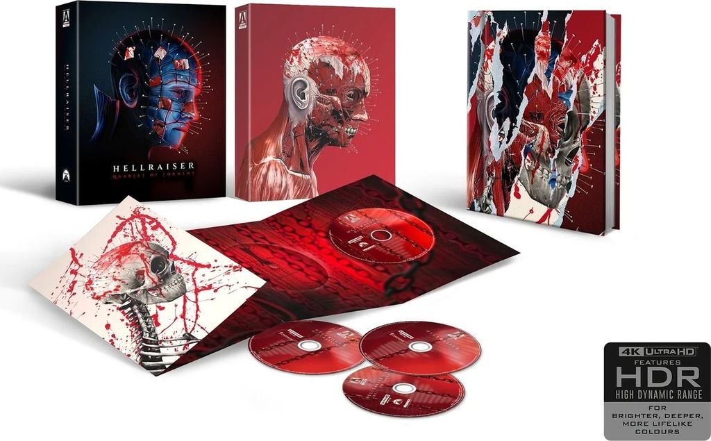 Hellraiser: Quartet of Torment 4K UHD Blu-ray Overview Cover
