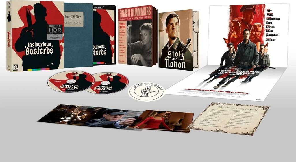 Inglourious Basterds 4K UHD Blu-ray Overview Cover