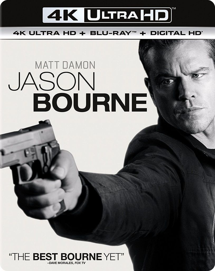 Jason Bourne 4K UHD Blu-ray Slip Cover