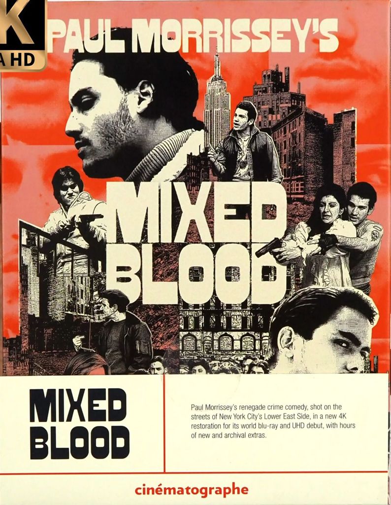 Mixed Blood 4K UHD Blu-ray Front