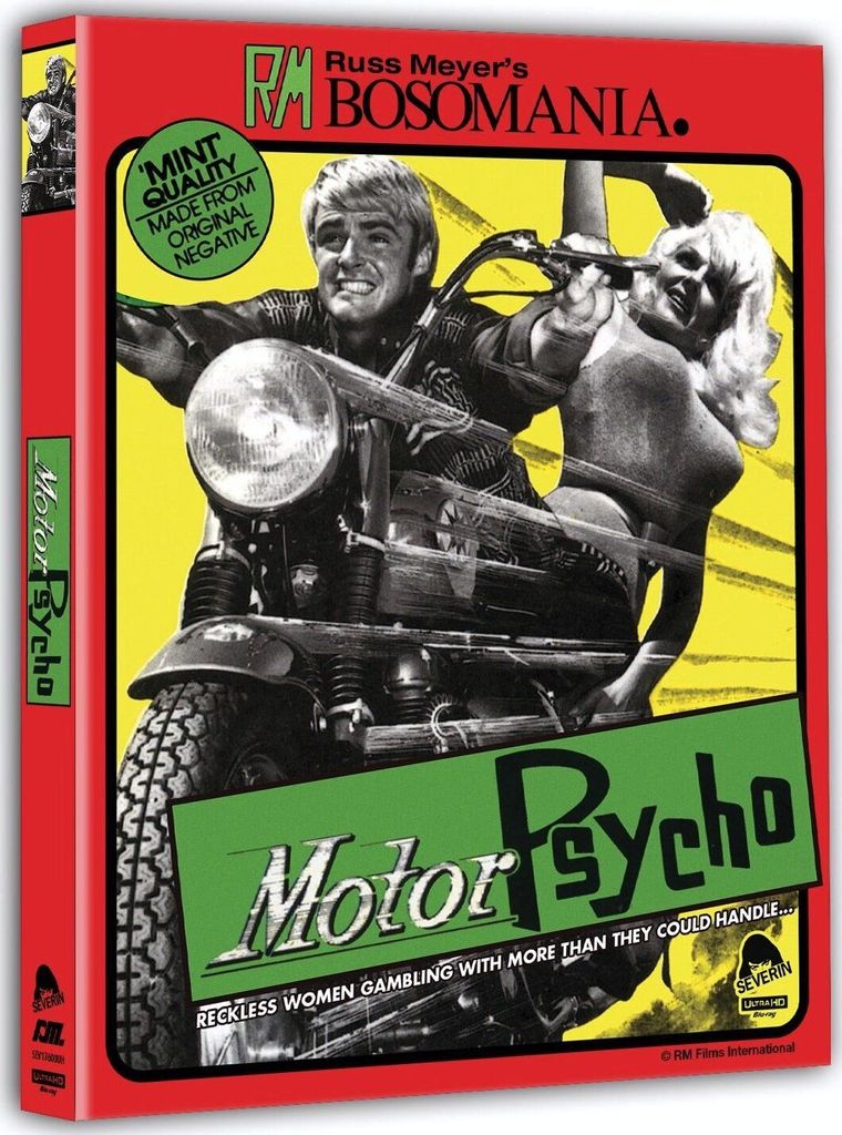 Motorpsycho! 4K UHD Blu-ray Slip Cover