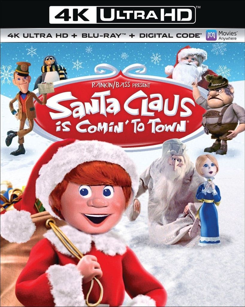 Santa Claus Is Comin' to Town 4K UHD Blu-ray Slip Cover